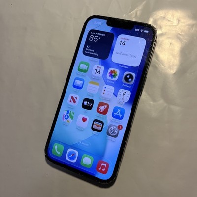 Apple iPhone 16e - 128GB (Unlocked)  CRACKED GLASS - AS IS    (#c105)