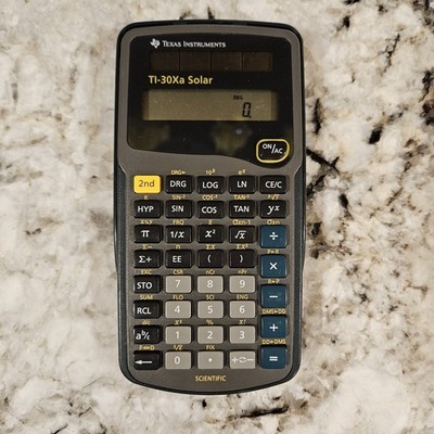 Texas Instruments TI 30Xa Solar Scientific Calculator