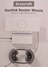 Accecraft Starlink Router Wall Mount Bracket with Cable Organizer   New