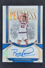 2023 Panini National Treasures Bill Laimbeer Peerless Signatures Gold Auto 08/10