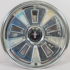  One 1966 Ford Mustang 997 14 5 Slot Hubcap Wheel Cover Oem C6zz1130a 