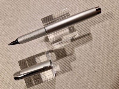 Parker IM Premium Metallic Silber 5th Technology Füllhalter ohne Feder NOS
