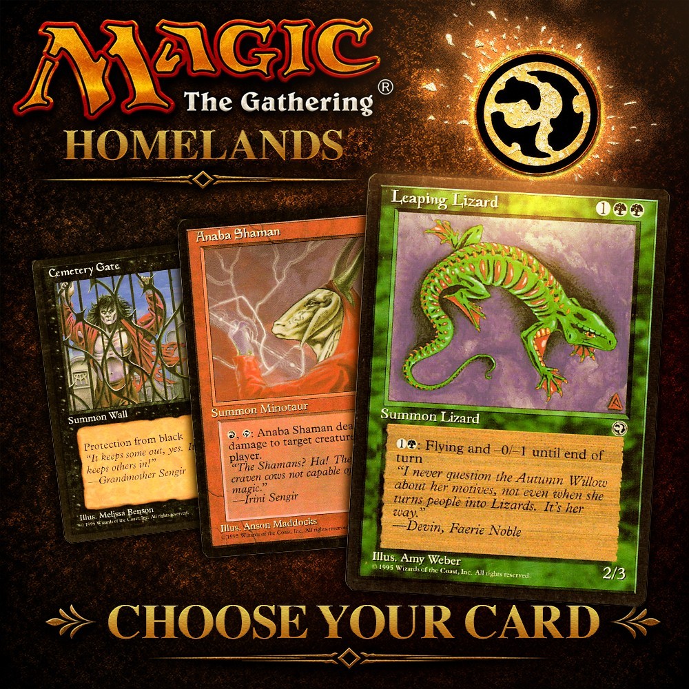1995 Magic The Gathering: Homelands Singles | Choose Your Cards