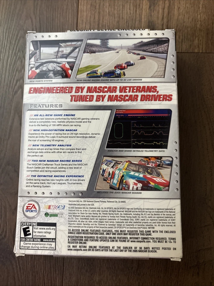 NASCAR SimRacing (PC, 2005) SEALED - Image 2 of 4