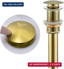 Pop Up Drain,Bathroom Sink Drain Stopper Bathroom Sink Without Overflow,Pop Up D