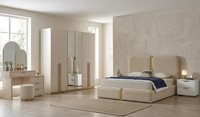 Komplette Schlafzimmer Bett Mit 2X Nachttische Schrank Stilvoller Schminktisch