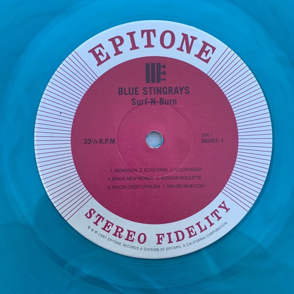 Surf-N-Burn (Vmp) (Blue Seafoam Wave Vinyl) by Blue Stingrays