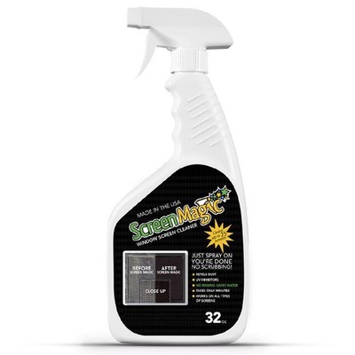 Screen Magic Window Screen Cleaner 32 oz Trigger Spray Indoor Outdoor