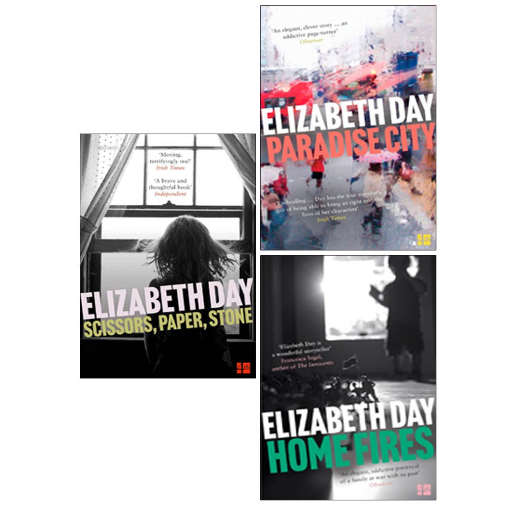 Elizabeth Day Collection 3 Books Set Home Fires,Scissors ,Paradise City