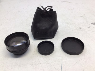 Sony Tele Conversion Lens X2.0 VCL-R2037 JAPAN Leather Case Photography 