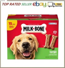 Milk-Bone Original Dog Biscuits, Large Crunchy Dog Treats, 15 lbs