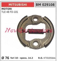 Kupplung Komplett Mitsubishi Motor Freischneider Tle 48 FD-101 Ø76 029108