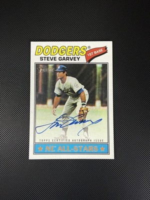 Steve Garvey 2026 Topps Heritage Real One Auto #ROA-SG Dodgers NL ALL STARS