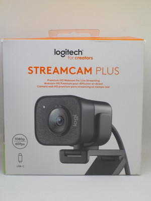 New Logitech StreamCam Plus Webcam (Graphite)