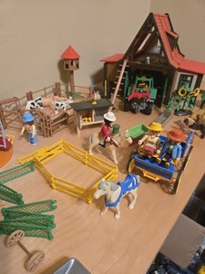 PLAYMOBIL Farm Play Set Figures Animals Barn Tractor Fences Accessories