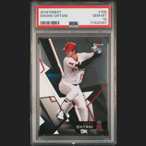 2018 Topps Finest - Shohei Ohtani #100 (RC) PSA 10 Rookie Card 🔥