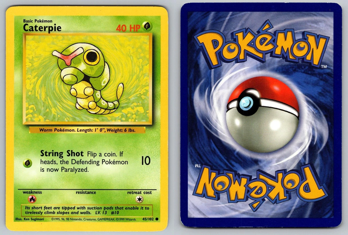 Caterpie Pokemon Card for sale | eBay