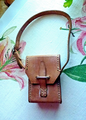 Leder Vintage Box Handtasche Tasche Kamera Objektiv Etui mit Trageriemen