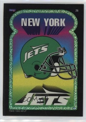1995 Peninsula Vending NFL Helmet Stickers New York Jets #26 0nr3
