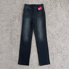 Spanx Straight Leg Jean Vintage Black Womens XS