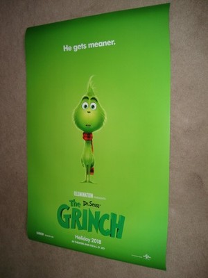 Dr. Seuss' THE GRINCH Original 2018 O/S~Benedict Cumberbatch & Angela Lansbury