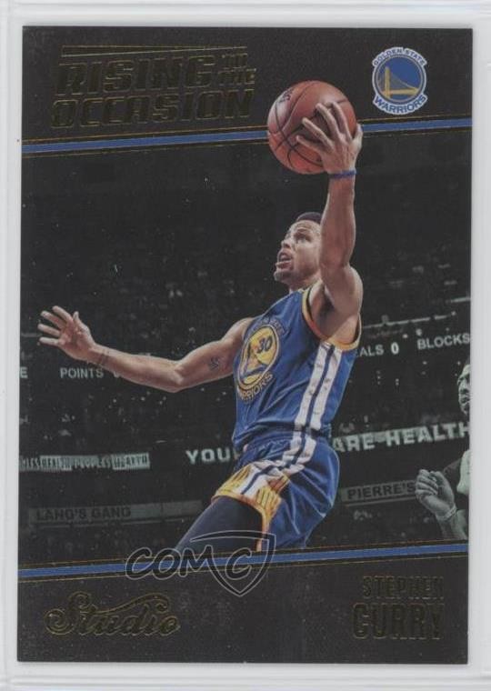 2016-17 Panini Studio Rising to the Occasion Stephen Curry #RO-SC 9cf