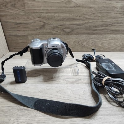 Sony Mavica MVC-CD400 4.0MP Digital Camera - Black Silver Tested