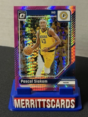 Pascal Siakam 2024-25 Panini Donruss Optic #187 - Pink Hyper Prizm
