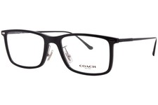 Coach HC6205 5002 Eyeglasses Men's Black Full Rim Rectangle Shape 56mm
