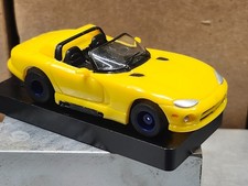 TYCO 440 X2 DODGE VIPER CONVERTABLE YELLOW HO SLOT CAR