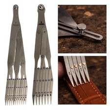 Stainless Steel Expanding Sewing Gauge Buttonhole Spacing Marking Crafting