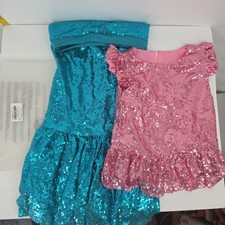 Mermaid Party Costume Sparkly Mermaid Skirt 5-6 Years 