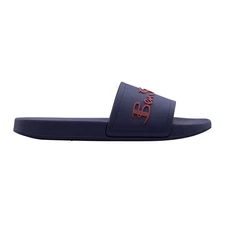 Ben Sherman Waterford Logo Slide  Mens Blue Casual Sandals BSMWATFSLP-4122