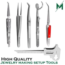 Precision Tweezers Pliers – Stainless Steel Jewelry Repair & Watchmaking