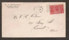 US Sc Q2, 2c Parcel Post on 1914 cover to Everett 2;0