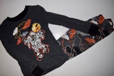 EUC BOYS THE CHILDREN'S PLACE HALLOWEEN MUMMY BATS PAJAMAS PANTS SET SIZE 4