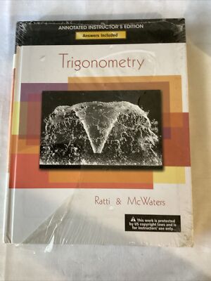 Trigonometry Annotated Instructors Edition With Answers E3G