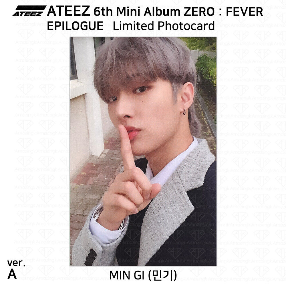 ATEEZ - ZERO: FEEVER EPILOGIST Album Z Version (Folded Poster), Gold,  (Ateez-FevEpi)