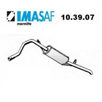 Heck SchalldäMpfer Alfa Romeo Alfetta Imasaf FüR 60730548