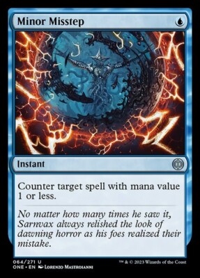 MTG Phyrexia All Will Be One U Minor Misstep #064