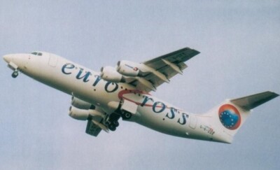 Crossair Avro RJ-100 G-6-339 ''Eurocross cs'' - postcard