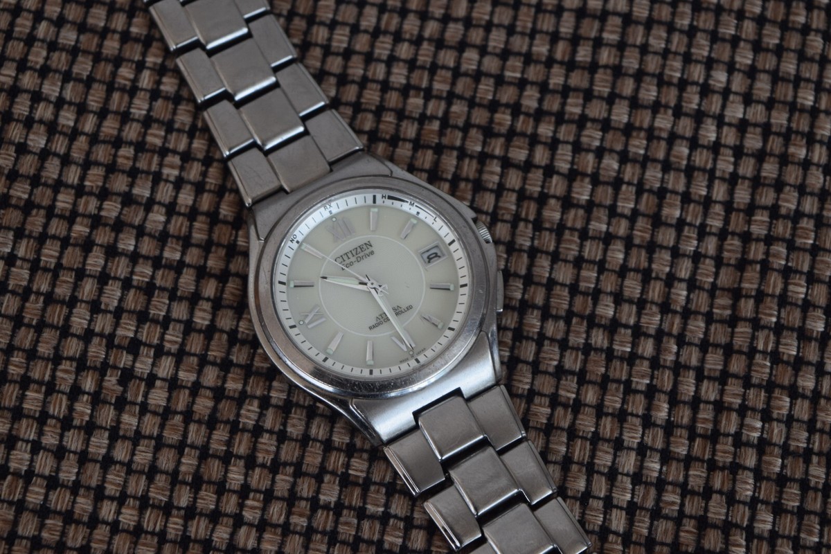 CITIZEN ATTESA Eco-Drive GN-4W-S Solar Watch White Dial H110