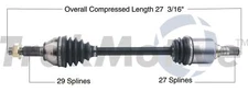 SurTrack NI-8363 CV Axle Shaft