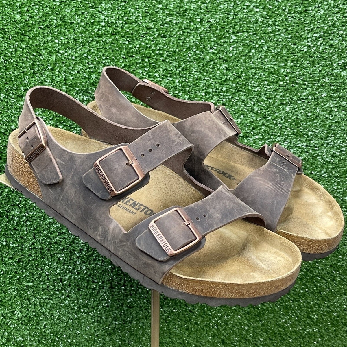 Birkenstock Milano Unisex Sandal In Dark Brown Size US 12 