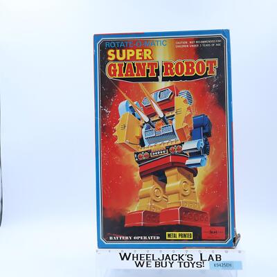 Rotate-O-Matic Super Giant Robot Metal Printed Horikawa Japan 16'' NEW MIB
