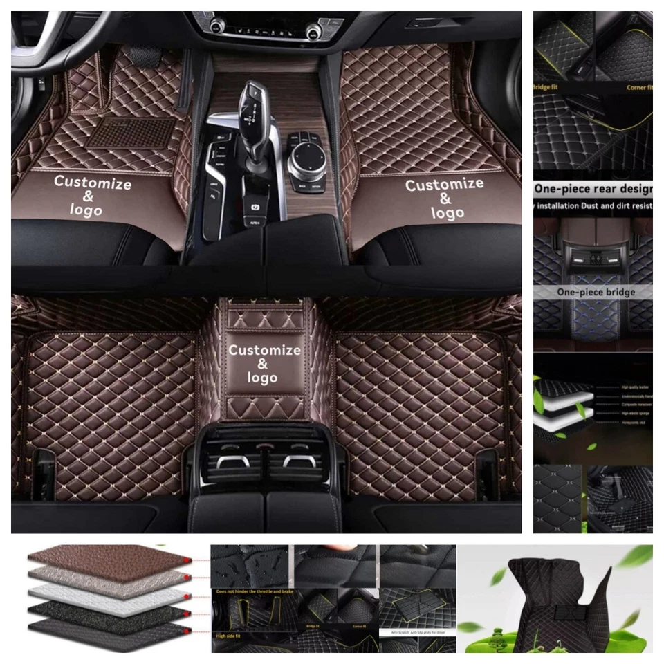 Fit For Peugeot 2004-2014 Car Floor Mats Waterproof Custom Liners Carpets Liners - Изображение 2 из 4