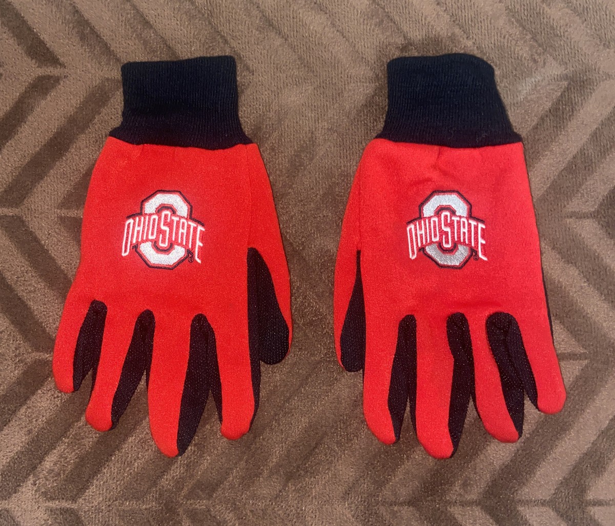 State Football Gloves Ohio State Winter Gloves Ohio State Palm