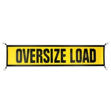 Oversize Warning Products - EZ Hook Oversize Load Sign 18" X 84" | Safety Flag