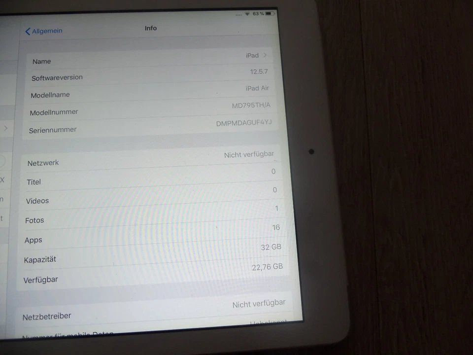 Apple iPad Air (1st generation) · 32GB · Cellular, Foto 4 von 4