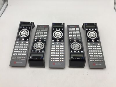 LOT OF 5 Polycom Video Conference Remote Control FREE S/H
